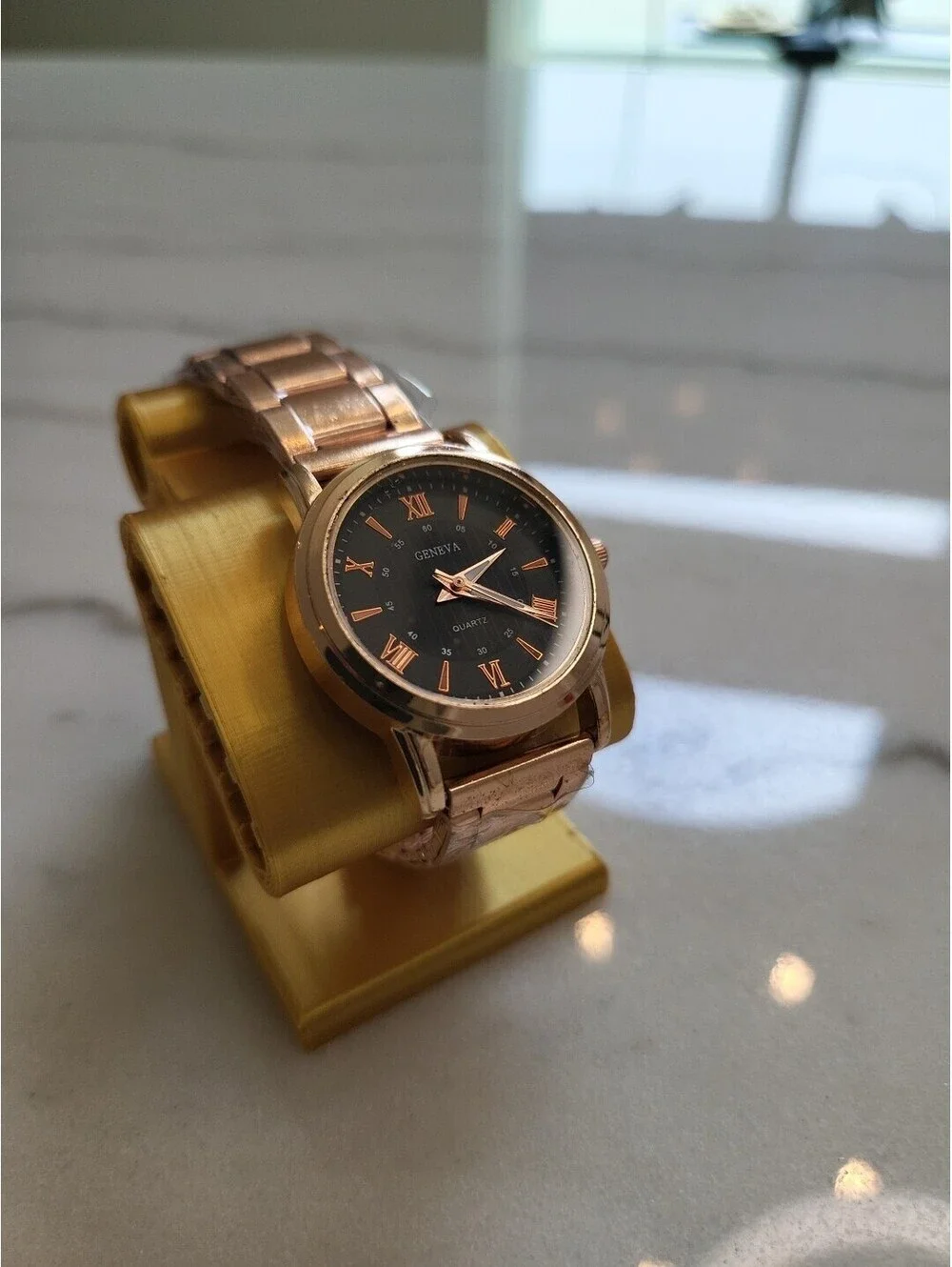NWT Geneva Womans Watch New Battery 30mm 7.25